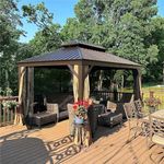 10' x 12' Hardtop Gazebo Outdoor Al