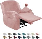 MAXIJIN Velvet 4 Piece Recliner Cov