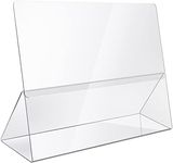 Srenta Durable Acrylic Cookbook Stand Transparent Easy Viewing iPad/Tablet Holder, Great for Cooking/Baking Without Making Your Cook Book Dirty.