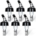 Liquor Bottle Pourers Set of 6 Wine