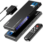 JCHICI HDMI Switch 5 in 1 Out 8K@60
