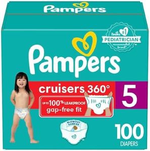 Pampers Pull On Cruisers 360° Fit Disposable Baby Diapers with Stretchy Waistband, Super Pack (Packaging May Vary)