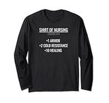 Funny RPG Gaming Healing XP Loot Item Gamer Nursing Nurse Long Sleeve T-Shirt