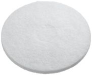 Scotch-Brite Floor Pad, White, 330 mm | pack of 5 | for dry polishing and buffing | reusable and washable polishing pad, resists clogging and loading