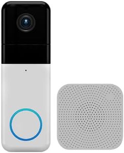 Wyze Wireless Video Doorbell Pro (Chime Included), 1440 HD Video, 1:1 Aspect Ratio: 1:1 Head-to-Toe View, 2-Way Audio, Night Vision