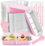 NPLUX Mini Loaf Pans with Lids and 