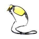 Karsaer Sunglasses For Unisex,Polarized Sports Sunglasses,Cycling Fishing Driving Glasses E1118, One Size, Black