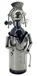 Bellaa 20836 Metal Wine Bottle Holder, Nurse Gifts, On Duty Doctor Surgeons Medical Physicians Medics Caregivers Figurine Statues American Heroes Gift 13 Inch