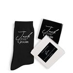 Personalised Groom Socks Luxury Soft Organic Bamboo Wedding Groomsman Usher Special for Walk Father of the Bride Best Man Gift For Him Men Man Dad Daddy Father's Day