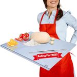 MOMS CRAFT Stainless Steel Chopping Board For Kitchen | Steel Chopping Board | Chopping Board Steel | Chopper Board For Kitchen | Steel Cutting Board | Kitchen Top Regular 420X325Mm (Counter Top)