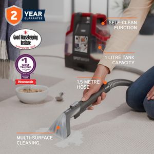 VAX SpotWash Portable Spot Cleaner – Compact Carpet & Upholstery Cleaning