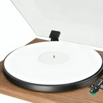 Mobile Pro Shop Acrylic Turntable Mat - Acrylic Slipmat for Vinyl LP Record Players - Improves Sound Quality & Provides Tighter Bass - Anti Static Platter mat (White)