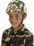 Smiffys Kids Army Camo Helmet, Boys Fancy Dress, Army Dress Up Hats