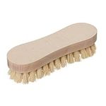 Redecker Tampico Fiber Scrub Brush with Untreated Beechwood Handle, 6-1/2 inches, Durable Natural Bristles are Heat-Resistant and Retain Shape, Made in Germany