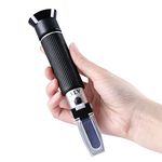 XRCLIF Salinity Refractometer, Saltwater Refractometer for Seawater, Pool, Tank, Testing, Marine Fishkeeping, Dual Scales Salinity Hydrometer Tester Meter for Specific Gravity with ATC Function