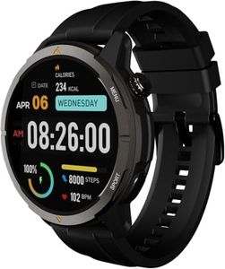 AGM Legion GPS Smartwatch Herren -1.43‘’ AMOLED Display,100+ Sportmodi,5ATM Wasserdicht Fitnessuhr mit 24/7 Herzfrequenz,Schlafmonitor für Android iOS