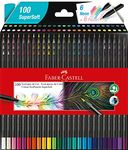 Color Pencil, Faber-Castell, EcoPencil Supersoft, 1207100SOFT, 100 Colors