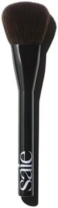 Saie Powder Blush Brush - Fluffy, Tapered Pressed or Loose Powder Brush for Easy Pickup, Diffused Application + Minimal Fallout - Made with Vegan, Cruelty-Free Synthetic Bristles (1 Count)