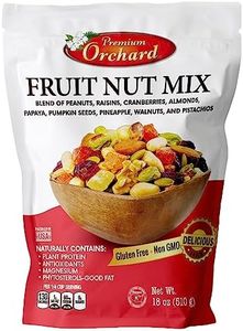 FRUIT NUT MIX TRAIL MIX by PREMIUM ORCHARD - Gourmet Trail Mix Bulk Blend of Mixed Nuts & Dried Fruit - Healthy Vegan Snacks, Snack Nut Mix, Plant Protein Source, Non-GMO, Natural - 18oz