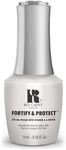 Red Carpet Manicure Fortify & Protect White Shimmer Gel Polish for Strong, Healthy Nails - Infused with Vitamin A & Biotin - (Alpine Attitude) Led Nail Gel Color, 0.3 Fl Oz