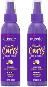 Aussie Miracle Curls Refresher 5.7 Ounce Pump (Maximum Hold) (170ml) (2 Pack)