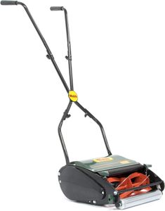 Webb Manual Hand Push Cylinder Lawnmower with Roller, 30cm, 18L Bag