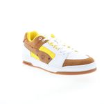 Puma Mens MCM X Slipstream Lo Lace Up Sneakers Shoes Casual - Brown, White, Yellow, Brown, White, Yellow, 10.5