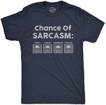 Mens Chance Of Sarcasm Tshirt Funny