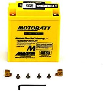 Motobatt Battery MB5U 12v 7AH CCA:90A YB5LB, 12N53B L:120mm x H:130mm x W:60mm