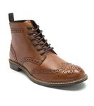 Thomas Crick Men's Askham Ankle Formal Lace Up Leather Boots