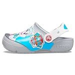 Crocs Unisex-Child Kids' Paw Patrol Clog, Light Grey, 4 Toddler