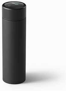 Grownsy Portable Baby Formula Bottle Maker, Rapid Cooling in 3 Min, Pure Physical Cooling, No Power Needed, Smart Color Temp Display, Travel & Night Feeding Essential, Includes Formula Dispenser,Black