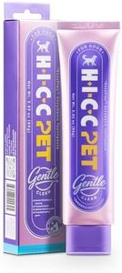 HICC PET Hypoallergenic 4-Enzymatic Dog Toothpaste - Gentle Clean for Sensitive Gums - Plaque & Tartar Control Toothpaste for Fresh Breath - Soothing Oral Care - Chicken & Mint, 2.82 oz