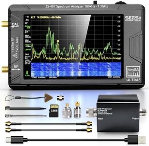 Seesii TinySA Ultra+ ZS407 7.3GHz Spectrum Analyzer with 50W RF Attenuator