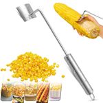 New Corn Peeler Corn Planer Stainless Steel for Cob Corn Kernel Splitter Magic Corn Remover Tool Utensil Corn Scraper with Ergonomic Handle for Kitchen Gadget