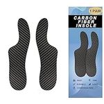 Carbon Fiber Insoles, 1 Pair Carbon Fiber Shoe Insert for Hallux Rigidus, Lightweight Foot Spring Plate for Running, Rigid Pain Relief Orthotics for Turf Toe Recovery (10.43"-265mm-Men's 10-10.5/Women's 11-11.5)