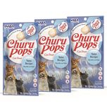 INABA Churu Pops Moist and Chewy Cat Treat (Tuna Recipe, 12 Tubes)