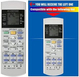 Replacement for Panasonic Air Conditioner Remote Control CS-E12RKUAW CS-E9RKUAW CS-ME5RKUA CS-ME7RKU CS-ME7RKUA CS-E12RKUA CS-E9RKUA