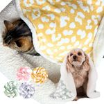 The Cat Park Cat Blankets for Indoor Cats Washable - Fluffy Soft Dog Blankets for Small Dogs & Cats, Premium Sherpa Fleece Pet Blanket for Puppy Dog Kitten, Protector for Bed Couch Car Sofa, 29"