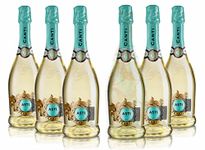 Canti - D.O.C.G. Liberty Spumante 8%, Italian Sparkling White Wine, Moscato Grape from Piemonte, Delicate and Sweet Taste, 6x750 ml