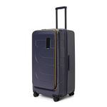 MOKOBARA The Em Access Trunk Large Luggage | Blue Expandable Polycarbonate 8 Spinner Wheel Trolly Hardsided Suitcase With Built In Tsa Lock Travel Suitcase (We Meet Again Sunray) 79.2 Cm