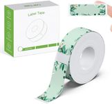 Nelko Genuine P21 Plant 1.0 Label Maker Tape, Adapted Label Print Paper, 14x40mm (0.55"x1.57"), Standard Laminated Labeling Replacement, Multipurpose of P21 Label Maker, 180 Tapes/Roll, 1 Roll