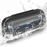 VOXXBASS Water Resistant Marine Radio Cover - Boat Stereo Splash Guard Housing - Marine Stereo Waterproof Case for Universal Single DIN Media Receiver