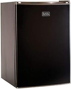 BLACK+DECKER BCRK25B Compact Refrigerator Energy Star Single Door Mini Fridge with Freezer, 2.5 Cubic Ft, Black