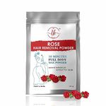 I K Beauty- Rose Hair Removal Powder (100g) - 10 Minute Full Body Wax Solution: Easy and Convenient Hair Removal Solution