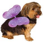 Rubies Costume Co Halloween Classics Collection Pet Costume, Medium/Large, Purple Fairy Wings