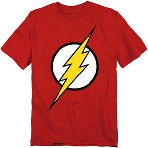 Popfunk The Flash Lightning Bolt Logo T Shirt & Stickers (XX-Large) Red