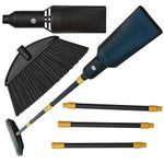 Aerobroom Outdoor Broom with Built-in Lightweight Rechargeable Cordless Leaf Blower | Collapsible Broom for RV, Camping, Boats, Patio or Balcony