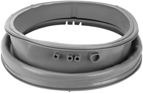 4986ER0004F Washer Door Boot Gasket - Fit for L-G, Ken-More Washer Parts Front Load Washer Door Seal Parts with Drain Port by AMI PARTS, Replaces 4986ER0004J 4986ER0004K 4986ER0004N 4986ER0004M