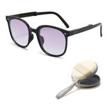 DC DECORIO Foldable Sunglasses with UV Protection Men & Women Sunglasses with Cover Pack of 1